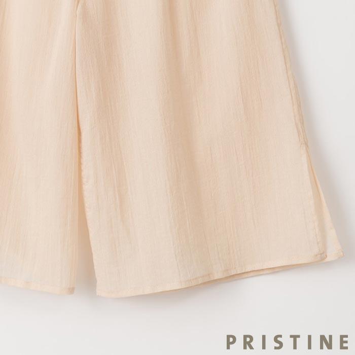 PRISTINE（プリスティン） ちりめんペチパンツ ナチュラル/Mサイズ